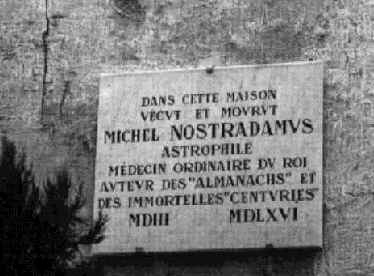 Nostradamus biographie, Salon de Provence et saint Rmy de Provence
